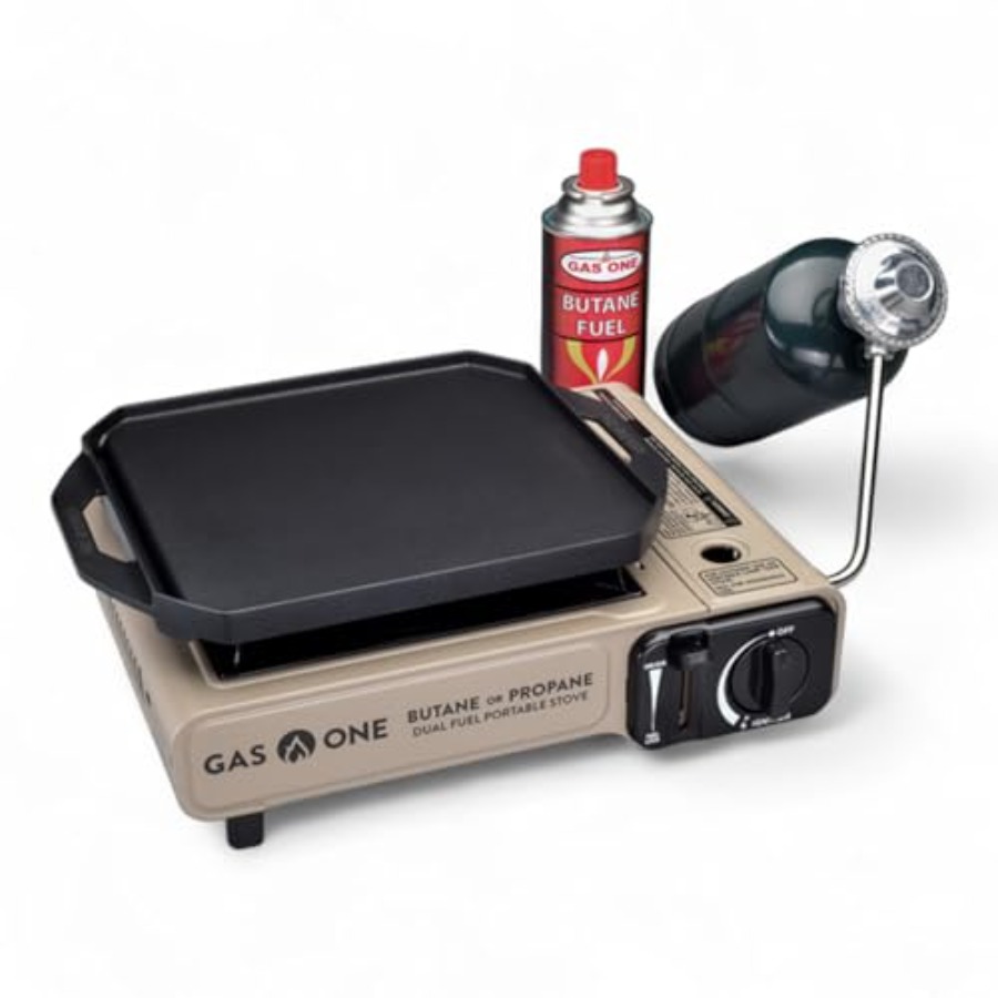 Camping Cooking Flat Top - GasOne GS-3400P-KIT Płaska płyta grillowa na