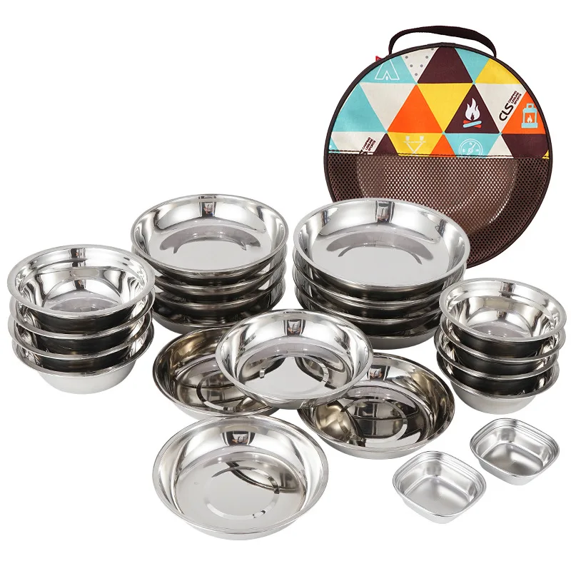 Nowy Zestaw Przenośnych Talerz – Camping Cooking Dining Set recenzja i cena
