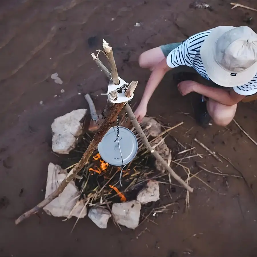 Przenośny wieszak na statyw ke – Camping Hiking Cooking recenzja i cena