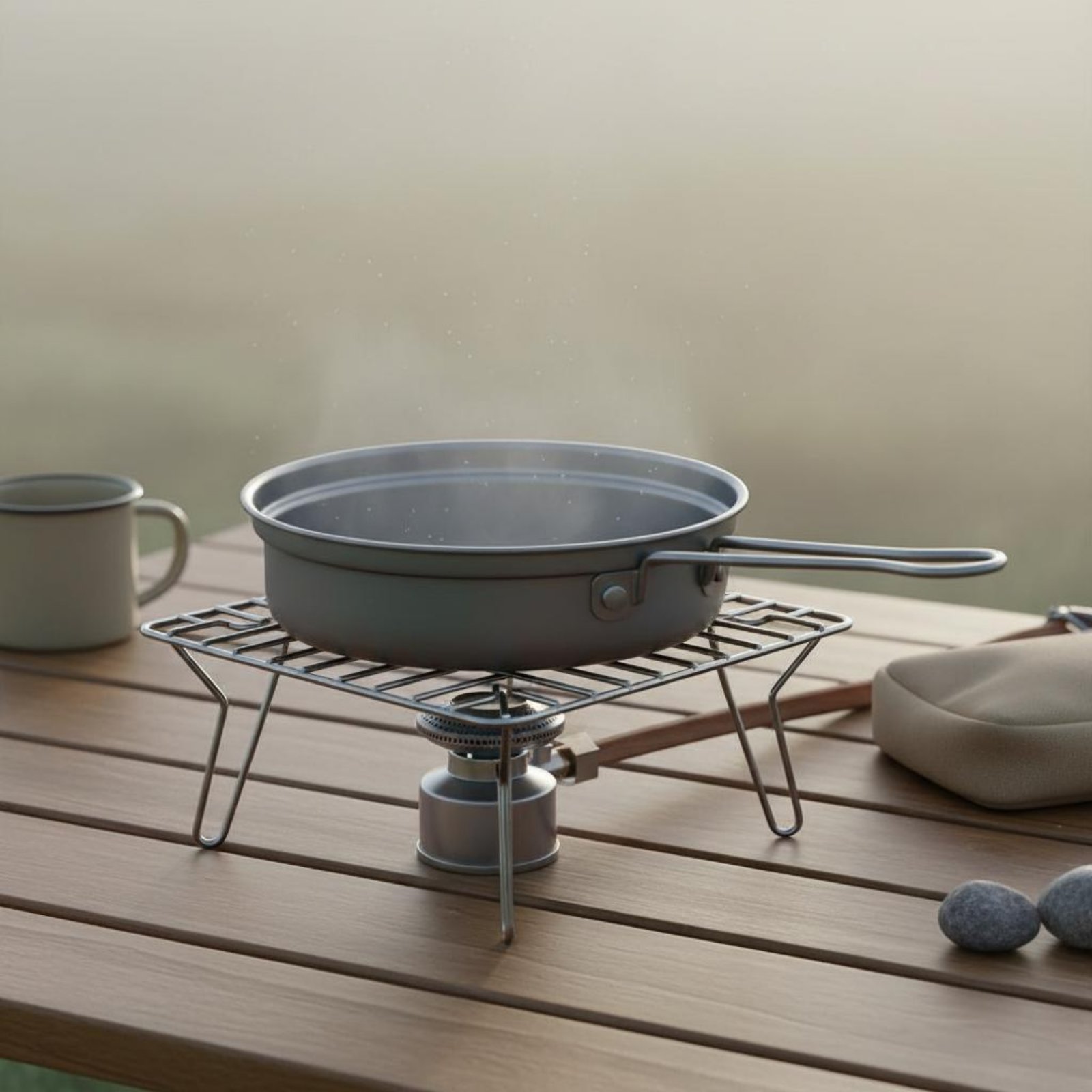 2-częściowy metalowy zestaw do – Camping Cooking Dining Set recenzja i cena